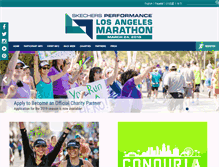 Tablet Screenshot of lamarathon.com